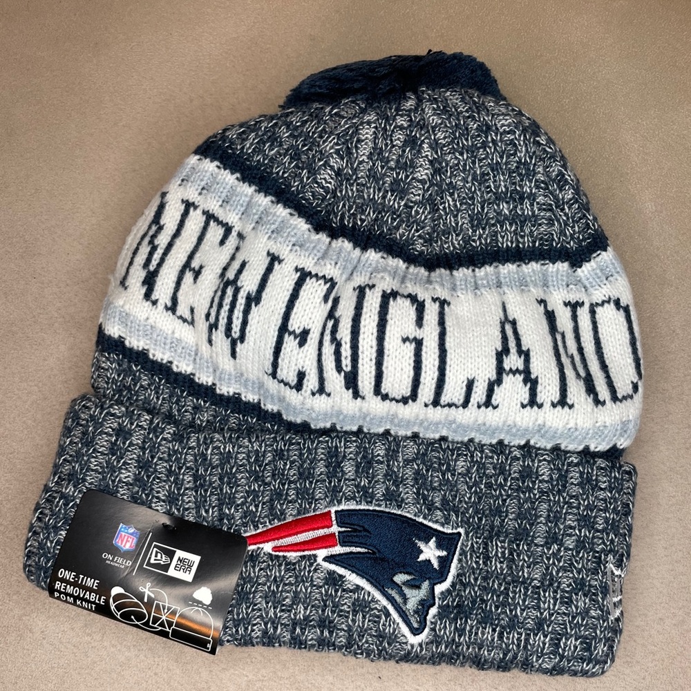 Patriots NFL Sideline Cold Weather Beanie NWT